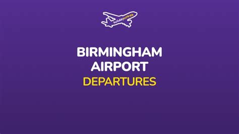 birmingham airport departures today